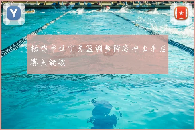 杨鸣率辽宁男篮调整阵容冲击季后赛关键战